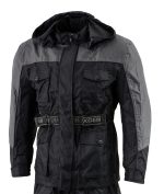 NexGen Men’s SH2049 Black and Grey Hooded Water Proof Armored Rain Suit - Image 7