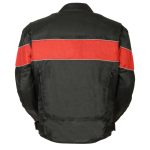 NexGen Men’s SH212104 Black and Red Nylon Racer Jacket - Image 2