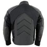NexGen SH2153 Men’s Black and Blue CE Armored Motorcycle Textile and Leather Combo Jacket - Image 2
