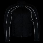 NexGen SH2153 Men’s Black and Orange CE Armored Motorcycle Textile and Leather Combo Jacket - Image 6