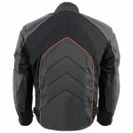 NexGen SH2153 Men’s Combo Black and Red CE Armored Leather and Textile with Mesh Motorcycle Jacket - Image 2