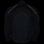 NexGen SH2153 Men’s Combo Black and Red CE Armored Leather and Textile with Mesh Motorcycle Jacket - Image 6