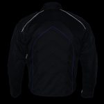 NexGen SH2153 Men’s Black and Grey CE Armored Motorcycle Textile and Leather Combo Jacket - Image 6