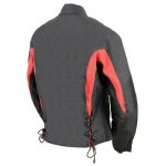 Nexgen SH2188 Women’s Black and Red Textile Motorcycle Riding Jacket with Side Stretch and Lacing - Image 5