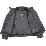 Nexgen SH2188 Women’s Black and Purple Textile Motorcycle Riding Jacket with Side Stretch and Lacing - Image 4