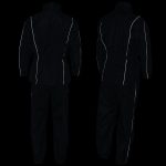 NexGen SH2215 Men’s Lightweight Oxford Nylon Black Water Resistant Rain Suit - Image 2