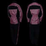 NexGen SH222201 Ladies Black and Pink Oxford Water Proof Rain Suit - Image 4