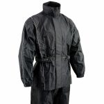 NexGen SH2225 Men’s Black Waterproof Rain Suit with Reflective Piping - Image 6