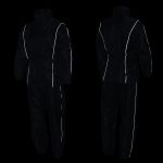 NexGen SH2225 Men’s Black Waterproof Rain Suit with Reflective Piping - Image 5