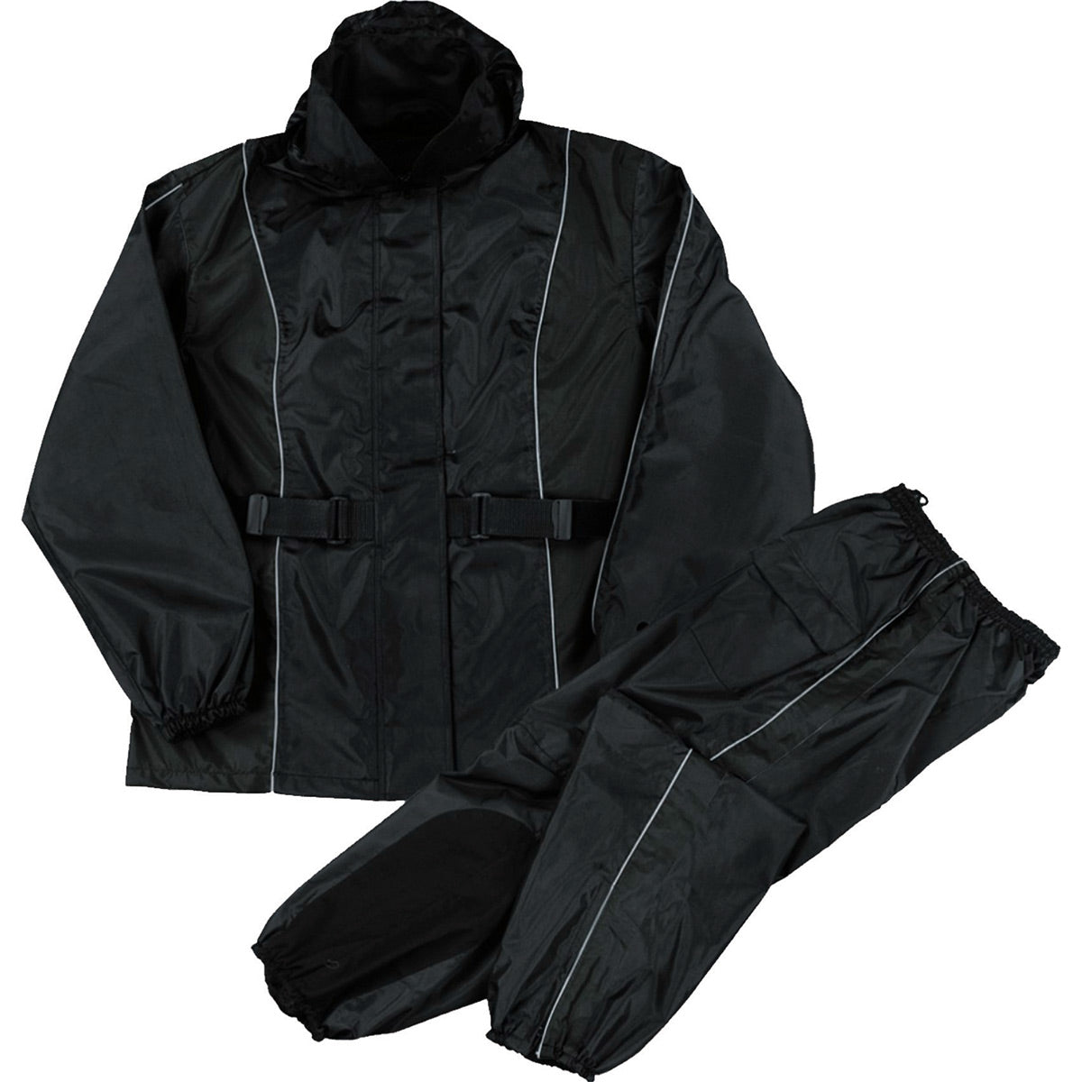 NexGen Women’s SH222501 Black Hooded Water Proof Rain Suit