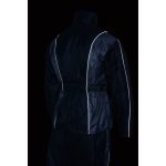 Milwaukee Leather SH2225L Women’s Black and Grey Waterproof Rain Suit with Reflective Piping - Image 9