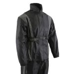 Milwaukee Leather SH2225L Women’s Black and Grey Waterproof Rain Suit with Reflective Piping - Image 16