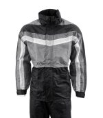 NexGen Men’s SH2226 Black and Grey Hooded Water Proof Rain Suit - Image 4