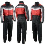 NexGen Men’s SH2226 Black and Red Hooded Water Proof Rain Suit - Image 4