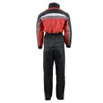 NexGen Men’s SH2226 Black and Red Hooded Water Proof Rain Suit - Image 2