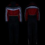 NexGen Men’s SH2226 Black and Red Hooded Water Proof Rain Suit - Image 3