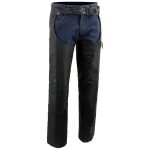 NexGen SH2258 Men’s Black Textile Riding Chaps with Heat Protection