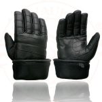 Milwaukee Leather SH230 Men’s Black Leather Warm Lining Gauntlet Motorcycle Hand Gloves W/ ‘Rain Mitten and Pull-on Closure’ - Image 9
