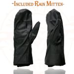 Milwaukee Leather SH230 Men’s Black Leather Warm Lining Gauntlet Motorcycle Hand Gloves W/ ‘Rain Mitten and Pull-on Closure’ - Image 4