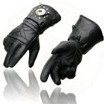 Milwaukee Leather SH231 Men’s Black Leather Warm Gauntlet Motorcycle Cold Weather Gloves - Image 6