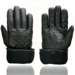Milwaukee Leather SH231 Men’s Black Leather Warm Gauntlet Motorcycle Cold Weather Gloves - Image 8