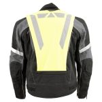 NexGen SH2325 Men’s Armored Two in One Textile and Mesh Racing Jacket with Retractable Hi Viz Protection - Image 3