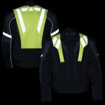 NexGen SH2325 Men’s Armored Two in One Textile and Mesh Racing Jacket with Retractable Hi Viz Protection - Image 2