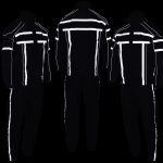 NexGen SH2331 Men’s Black Water Resistant Rain Suit with Reflective Tape - Image 14