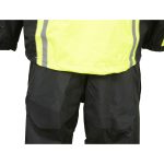 NexGen SH233113 Men’s Black and Neon Green Water Resistant Motorcycle-Outdoors Rain Suit with Reflective Tape - Image 5
