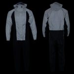 NexGen SH2334 Men’s Black and Beige Water Proof Rain Suit - Image 2