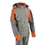 Milwaukee Leather SH2336SGO Women’s Gray and Orange Rain Suit Water Resistant with Reflective Piping - Image 7