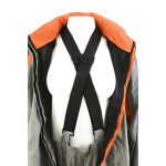 Milwaukee Leather SH2336SGO Women’s Gray and Orange Rain Suit Water Resistant with Reflective Piping - Image 4