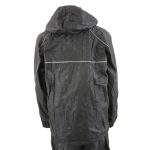 NexGen SH2342 Women’s Black Water Resistant Rain Suit with Reflective Butterflies - Image 11