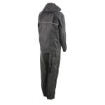 NexGen SH2342 Women’s Black Water Resistant Rain Suit with Reflective Butterflies - Image 2