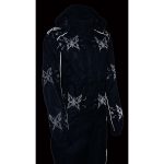 NexGen SH2342 Women’s Black Water Resistant Rain Suit with Reflective Butterflies - Image 14