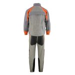 Milwaukee Leather SH2346SGO Men’s Gray and Orange Water Resistant Rain Suit with Reflective Piping - Image 4