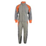 Milwaukee Leather SH2346SGO Men’s Gray and Orange Water Resistant Rain Suit with Reflective Piping - Image 10