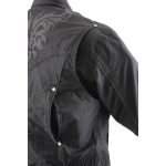 Milwaukee Leather SH2366 Women’s’Reflective Tribal’ Black Armored Motorcycle Textile Jacket - Image 10