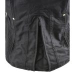 Milwaukee Leather SH2366 Women’s’Reflective Tribal’ Black Armored Motorcycle Textile Jacket - Image 11