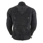 Milwaukee Leather SH2366 Women’s’Reflective Tribal’ Black Armored Motorcycle Textile Jacket - Image 5