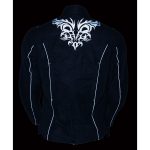 Milwaukee Leather SH2366 Women’s’Reflective Tribal’ Black Armored Motorcycle Textile Jacket - Image 6