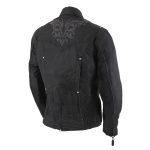 Milwaukee Leather SH2366 Women’s’Reflective Tribal’ Black Armored Motorcycle Textile Jacket - Image 2