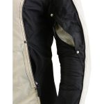 Milwaukee Leather SH2366 Women’s’Reflective Tribal’ Black and Cream Armored Motorcycle Textile Jacket - Image 14