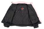 NexGen SH236806 Women’s ‘Reflective Buffalo Head’ Black and Pink Textile Jacket - Image 5