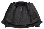 NexGen SH2376 Women’s Black and Grey Nylon with Mesh Armored Racer Jacket with Built in Rain Jacket - Image 4