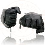 Milwaukee Leather Men’s Gauntlet Motorcycle Hand Gloves-Black Leather Long Cuff Snap Closure Thermal Lined-SH264 - Image 7