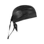 Milwaukee Leather SH316 Unisex Black Perforated Leather Skull Cap - Image 2