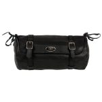 Milwaukee Leather SH502BAG Black Extra Large Soft Leather Double Buckle Tool Pouch - Image 3