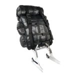 Milwaukee Leather SH537 Large Black Motorcycle Large Leather Deluxe Sissy Bar Pack Bag - Image 4