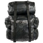 Milwaukee Leather SH537 Large Black Motorcycle Large Leather Deluxe Sissy Bar Pack Bag - Image 8